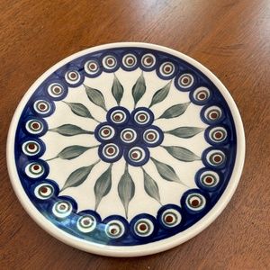 Polish Pottery Plate 7 1/4 inch